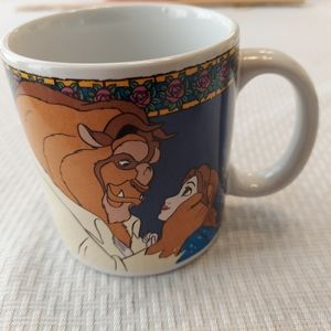 Disney's Beauty and the Beast Coffee Cup Mug Vintage Collectible Belle Princess